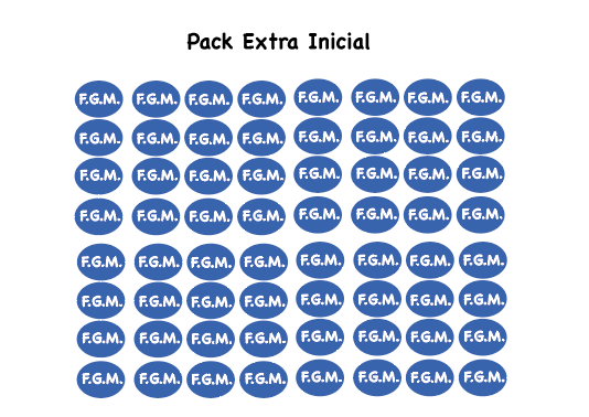 Pack extra Stickers iniciales - Bluey
