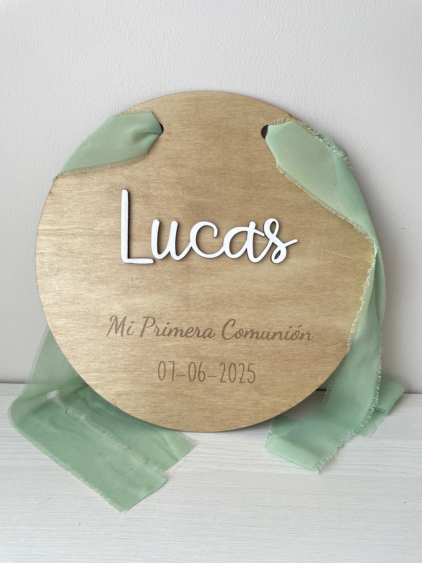 Placa para silla "Mi Primera Comunión"