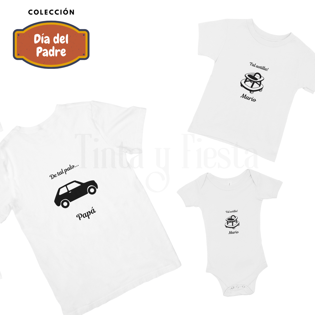 Camiseta "De tal palo..." - MODELO COCHE