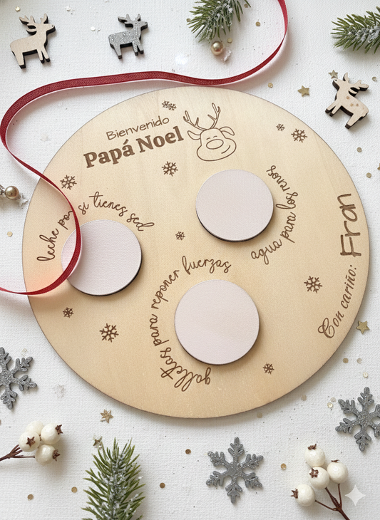 Bandeja Bienvenida Papá Noel