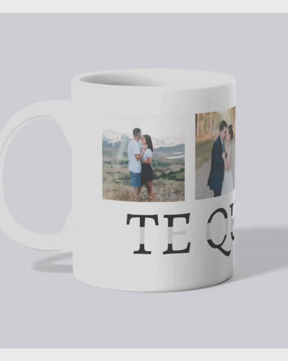 Taza Collage fotos "Te Quiero"