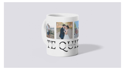 Taza Collage fotos "Te Quiero"